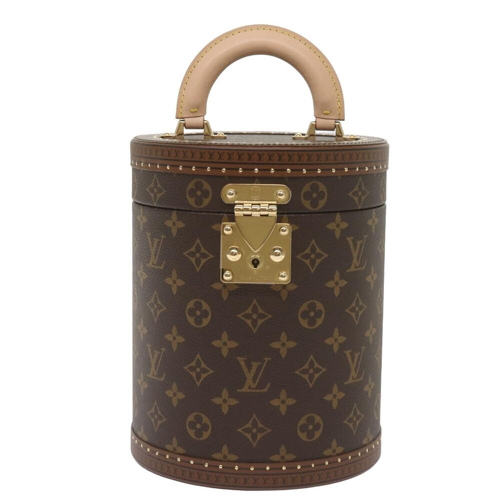 Louis Vuitton Monogram Vesque Cannes Handbag Brown